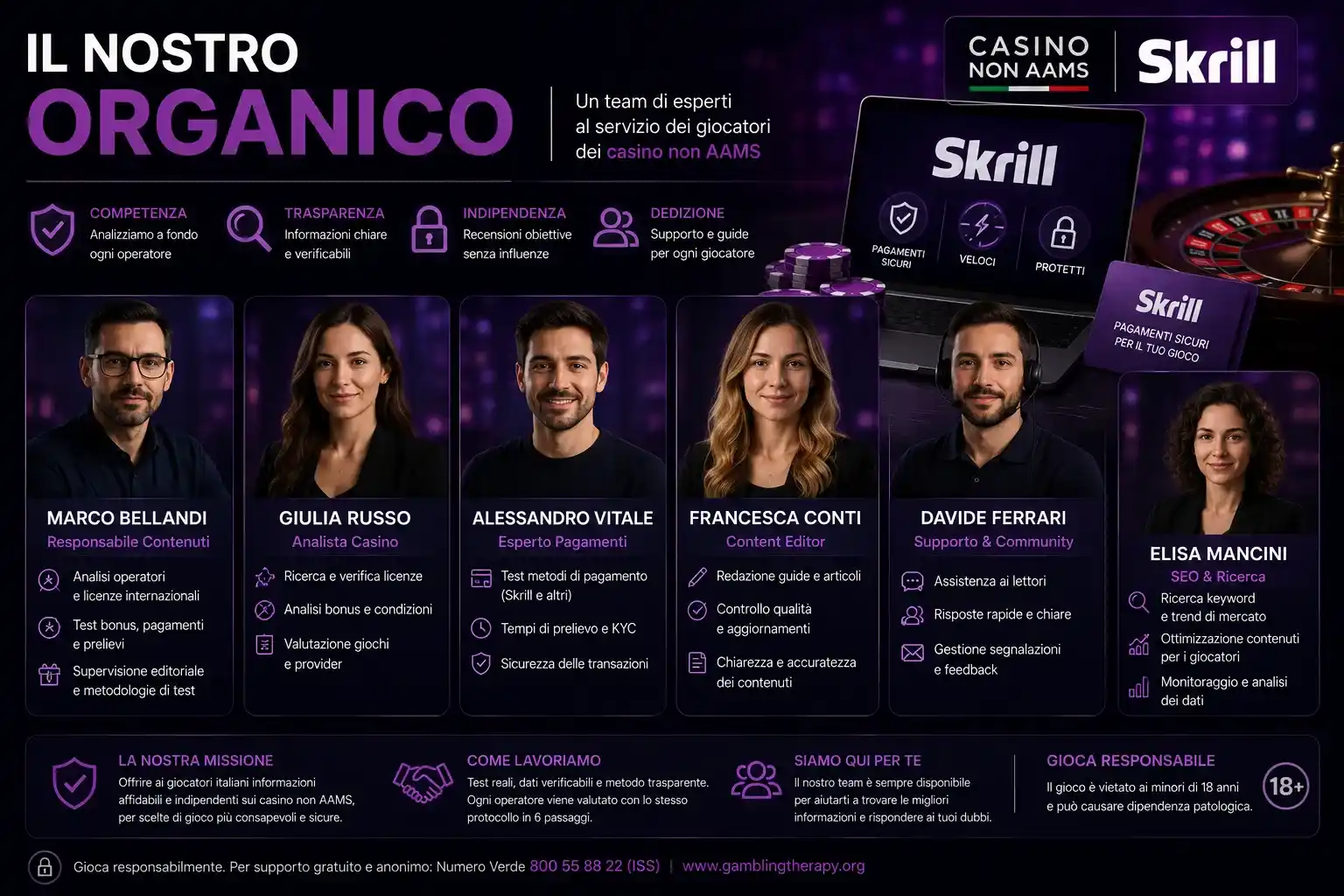 casino non aams skrill organico